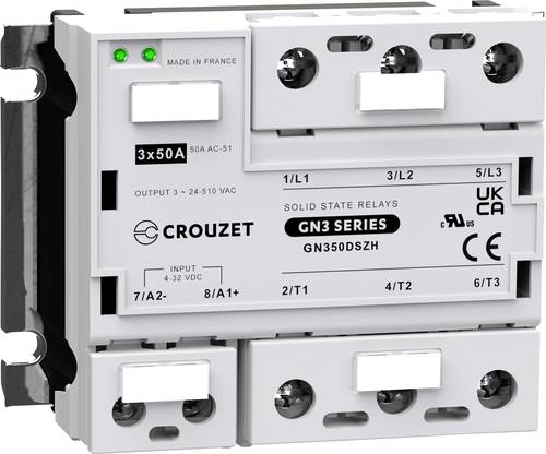 Crouzet Halbleiterrelais GN350DSZH 50A Schaltspannung (max.): 510 V/AC Spezieller Nulldurchgang 1St. von Crouzet