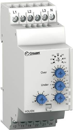 Crouzet Überwachungsrelais 120 - 277 V/AC 1 Wechsler, 1 Wechsler H3USN 1St. von Crouzet