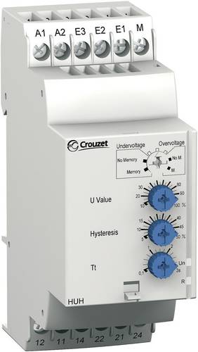 Crouzet Überwachungsrelais 24, 24 - 240, 240 V/DC, V/AC 2 Wechsler HUH 1St. von Crouzet