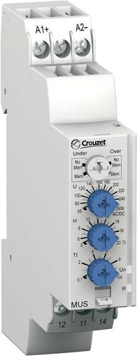 Crouzet Überwachungsrelais 24, 24 - 48, 48 V/DC, V/AC 1 Wechsler MUS260 1St. von Crouzet