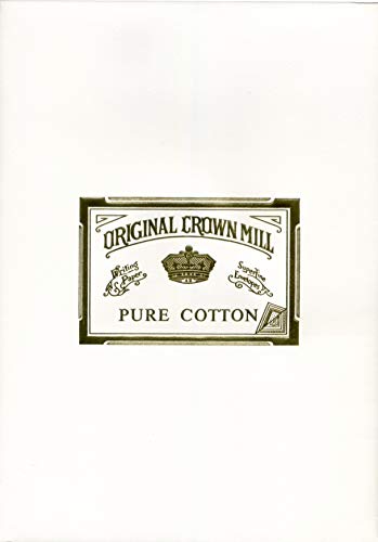Original Crown Mill A4 reine Baumwolle Pad von Crown Mill