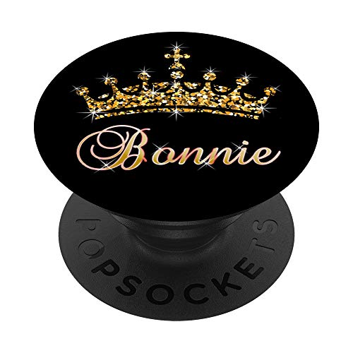 Bonnie Name Krone Königin Prinzessin Königliches Design – Bonnie PopSockets mit austauschbarem PopGrip von Crown Pop Art Girls Name Birthday Gift