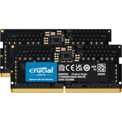 16GB (2x8GB) Crucial DDR5-5200 CL 42 SO-DIMM RAM Notebook Speicher Kit von Crucial
