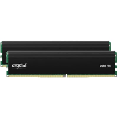 64GB (2x32GB) CRUCIAL Pro DDR4-3200 CL 22 UDIMM RAM Speicherkit von Crucial