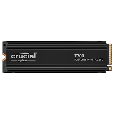 Crucial T700 NVMe SSD 4 TB M.2 2280 PCIe 5.0 mit Kühlkörper Crucial T700 NVMe SSD 4 TB M.2 2280 PCIe 5.0 mit Kühlkörper von Crucial