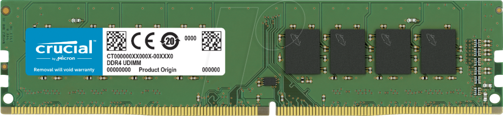 40CR1632-1022 - 16 GB DDR4 3200 CL22 Crucial von Crucial