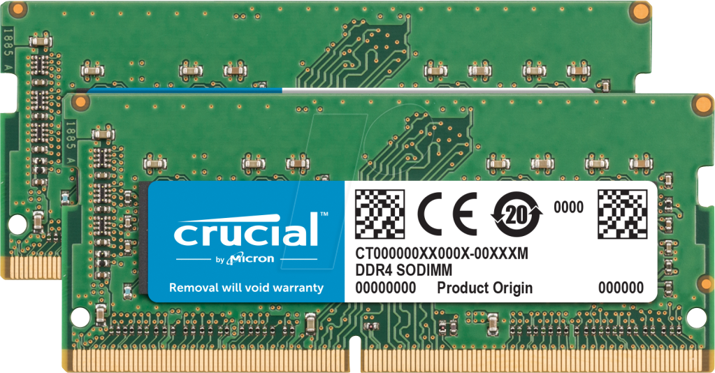 41CR1624-2017MAC - 16 (2x 8 GB) SO DDR4 2400 CL17 Crucial 2er Kit, Mac von Crucial