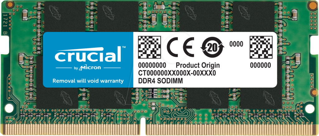41CR1632-1022 - 16 GB SO DDR4 3200 CL22 Crucial von Crucial