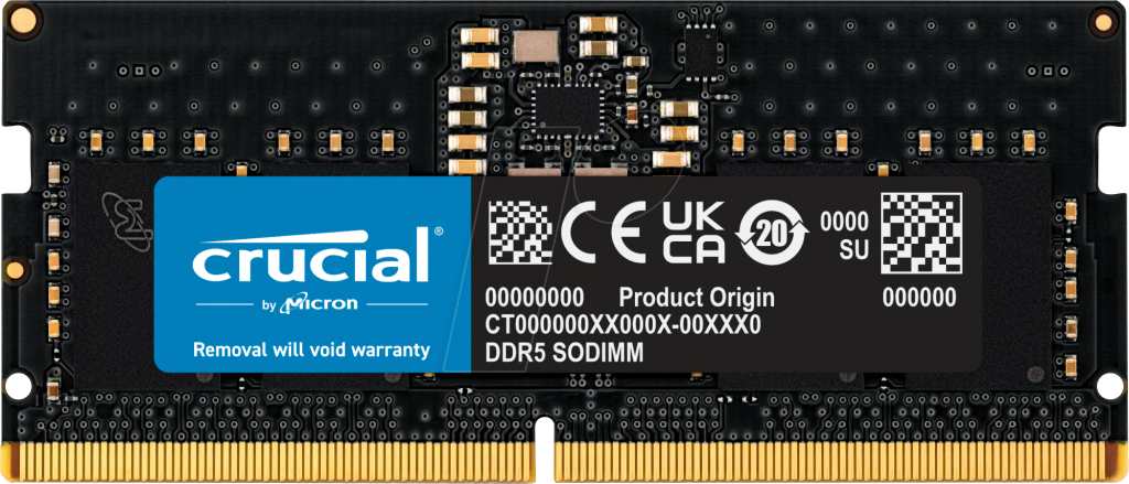 51CR0848-1140 - 8 GB SO DDR5 4800 CL40 Crucial von Crucial