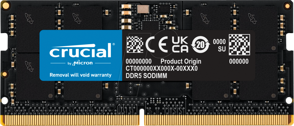 51CR0856-1046 - 8 GB SO DDR5 5600 CL46 Crucial von Crucial