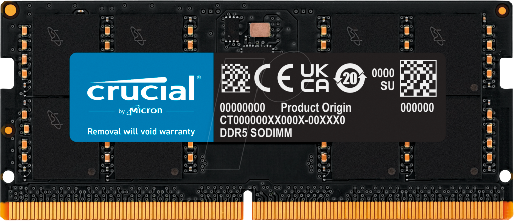 51CR3248-1140 - 32 GB SO DDR5 4800 CL40 Crucial von Crucial