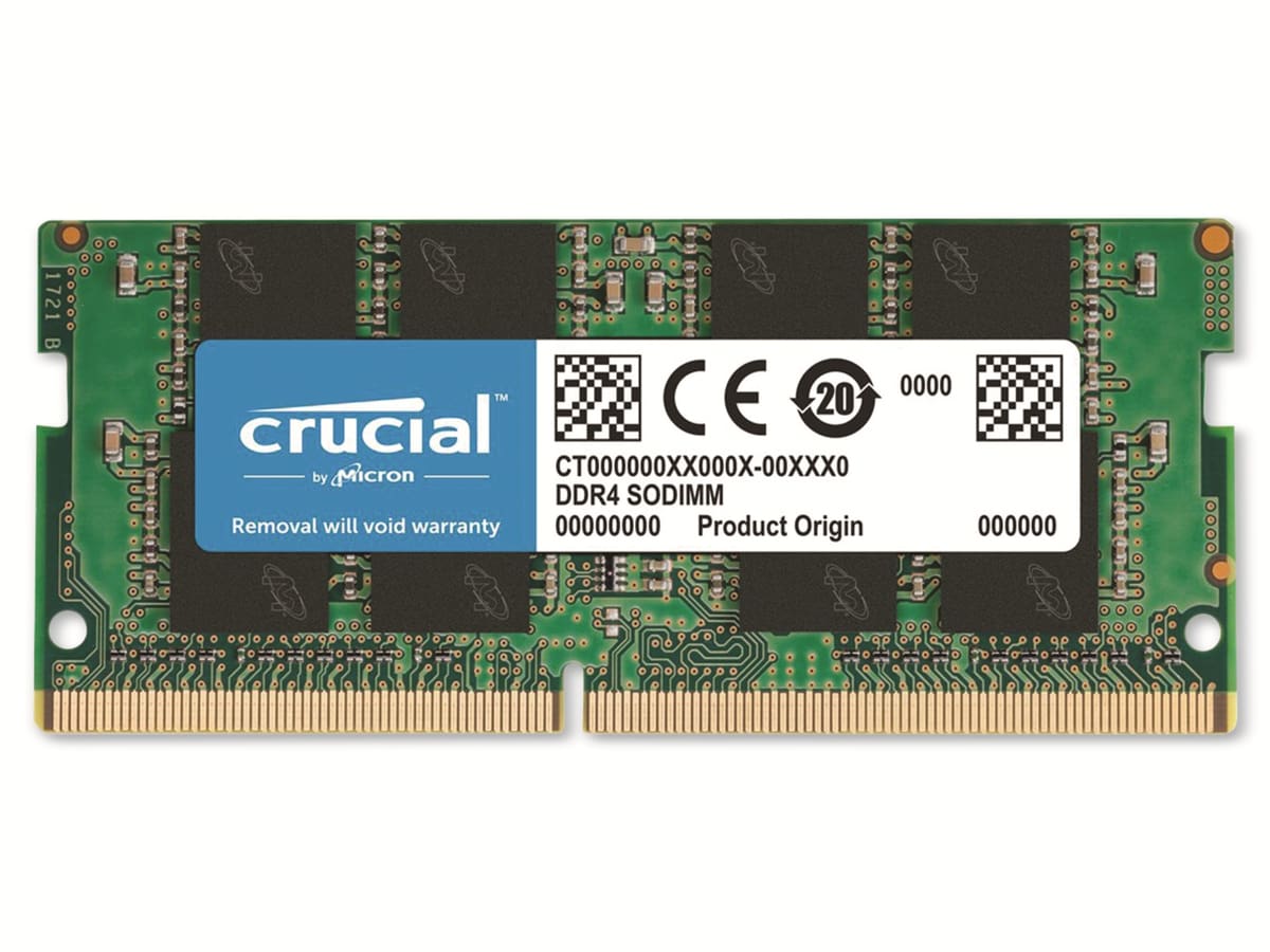 CRUCIAL Arbeitsspeicher SO-DIMM, CT16G4SFRA32A, 16GB von Crucial