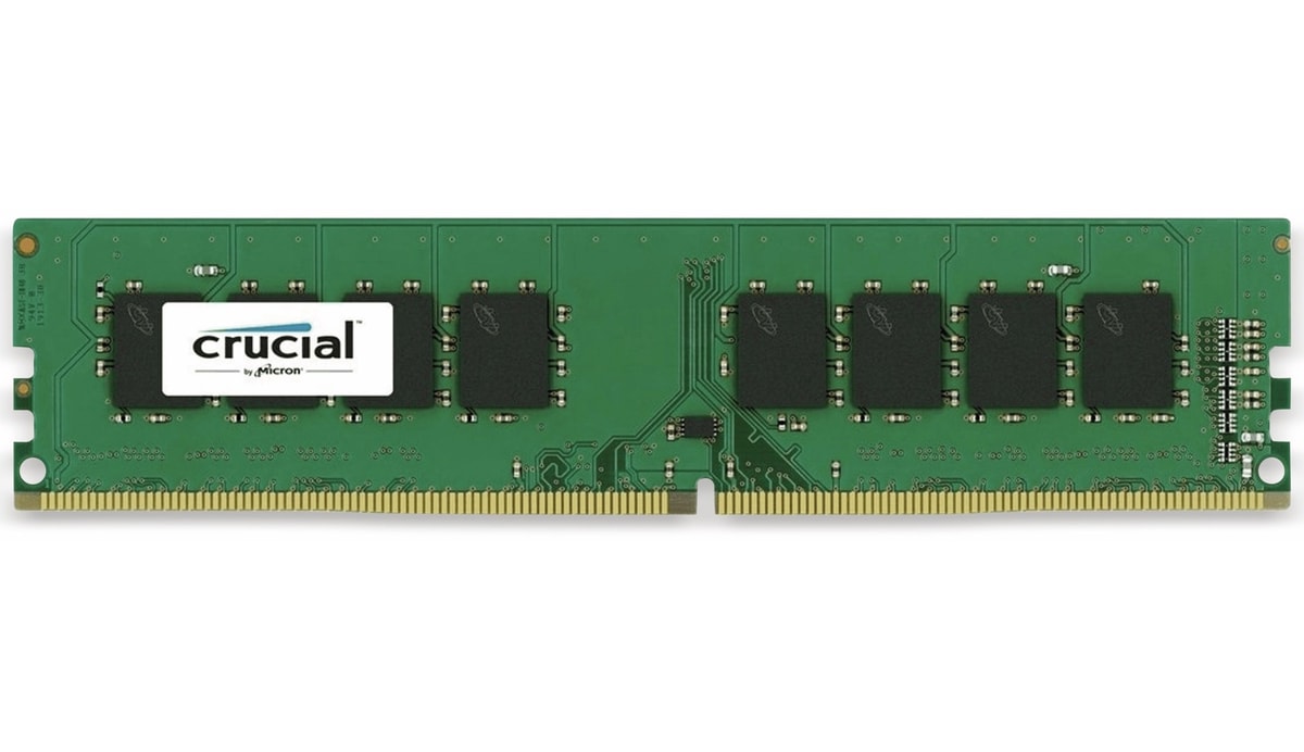 CRUCIAL DDR4 Arbeitsspeicher 8 GB (1x 8 GB), 2400 MHz, CL17 von Crucial