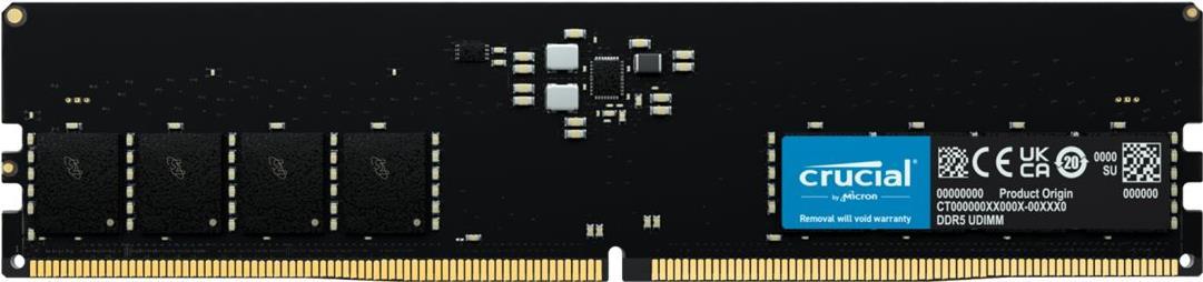 CRUCIAL DRAM 16GB DDR5-4800 UDIMM CL40 16Gbit (CT16G48C40U5) von Crucial