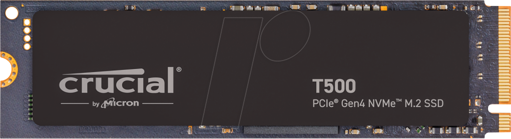 CT500T500SSD8 - Crucial T500 PCIe 4.0 NVMe M.2 SSD, 500 GB CT500T500SSD8 - Crucial T500 PCIe 4.0 NVMe M.2 SSD, 500 GB von Crucial