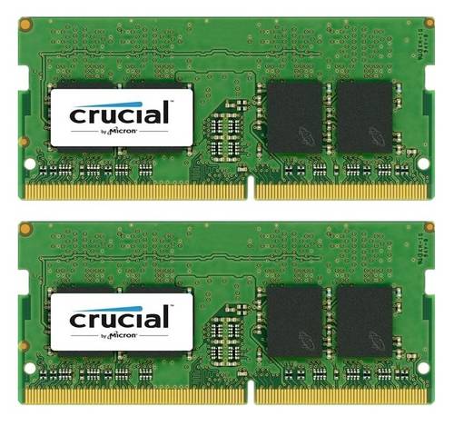 Crucial 16GB (2x8GB) DDR4 2400 SODIMM 1.2V Laptop-Arbeitsspeicher Kit DDR4 16GB 2 x 8GB 2400MHz 260p von Crucial