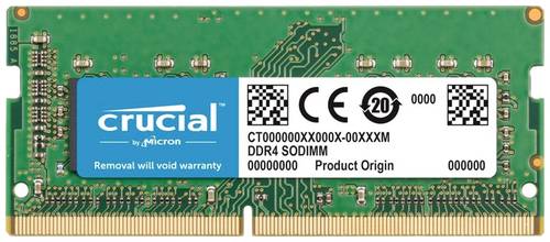 Crucial 16GB DDR4 2400 Laptop-Arbeitsspeicher Modul DDR4 16GB 1 x 16GB 2400MHz 260pin SO-DIMM CL17 C von Crucial