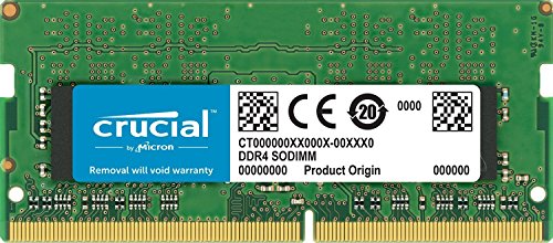 Crucial 16GB DDR4 2400 MT/s (PC4-19200) CL17 DR SODIMM 260pin Arbeitsspeicher für Mac CT16G4S24AM von Crucial