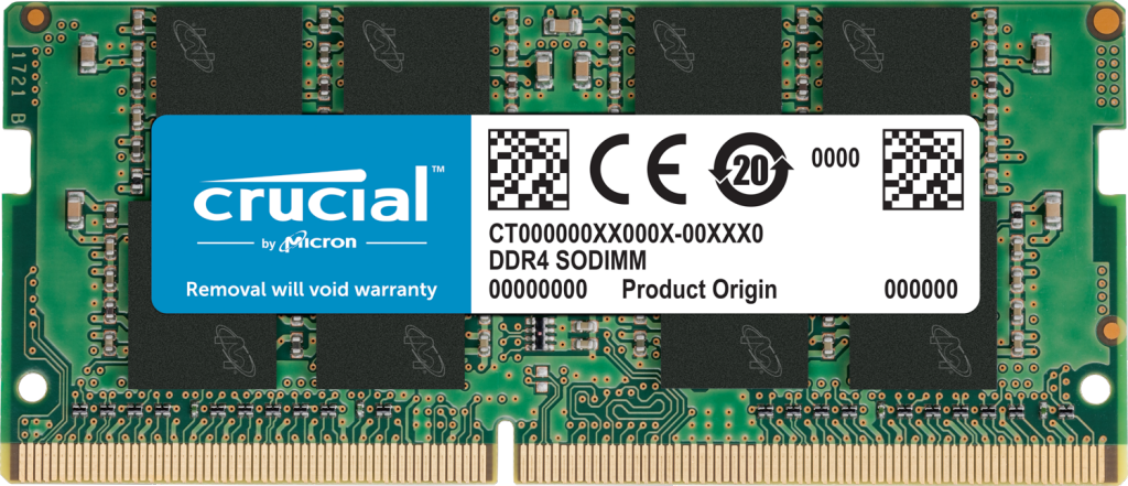 Crucial 16GB DDR4 3200 MT/s SODIMM 260pin (CT16G4SFRA32A) von Crucial