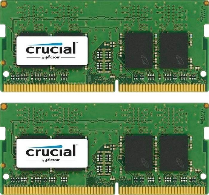 Crucial 16GB Kit (2 x 8GB) DDR4-2400 SODIMM Arbeitsspeicher von Crucial