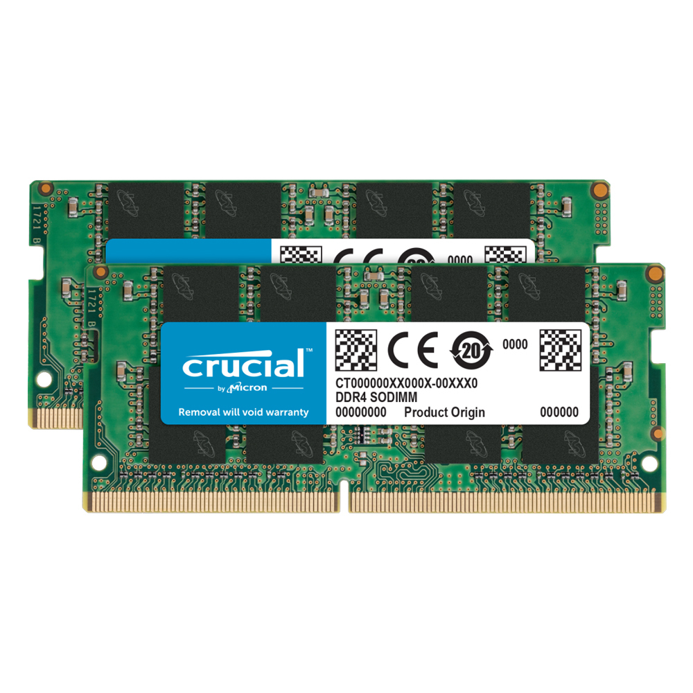 Crucial 16GB Kit (2x8GB) DDR4-2400 CL17 SO-DIMM Arbeitsspeicher von Crucial