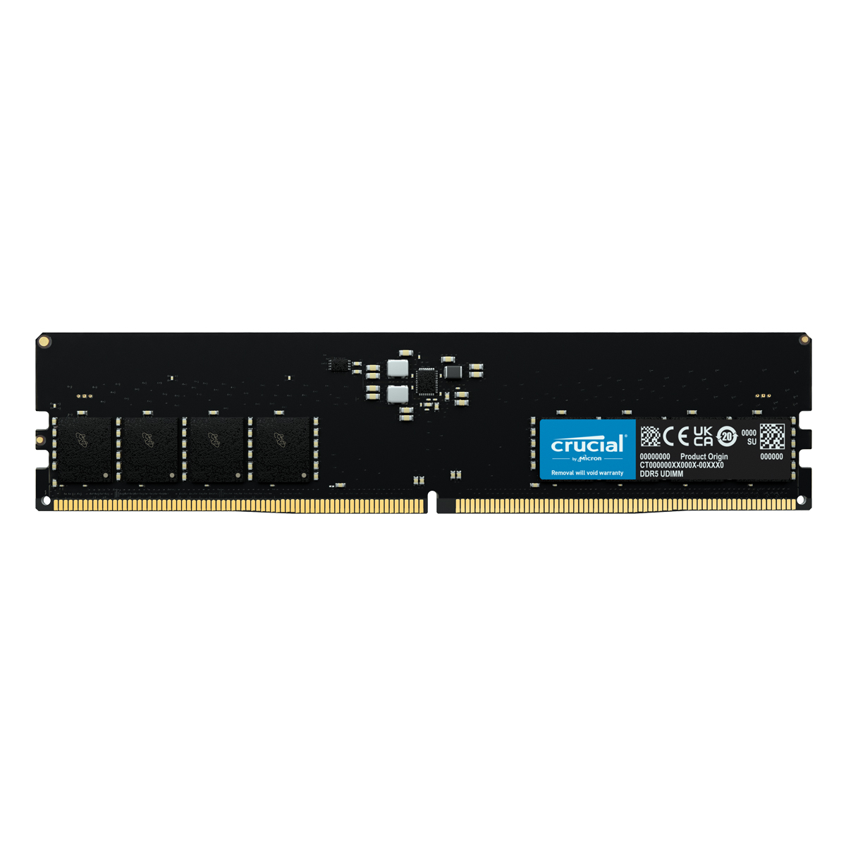 Crucial 32GB DDR5-5600 CL46 DIMM Desktop Arbeitsspeicher - Unterstützt Intel XMP 3.0 und AMD EXPO Crucial 32GB DDR5-5600 CL46 DIMM Desktop Arbeitsspeicher - Unterstützt Intel XMP 3.0 und AMD EXPO von Crucial