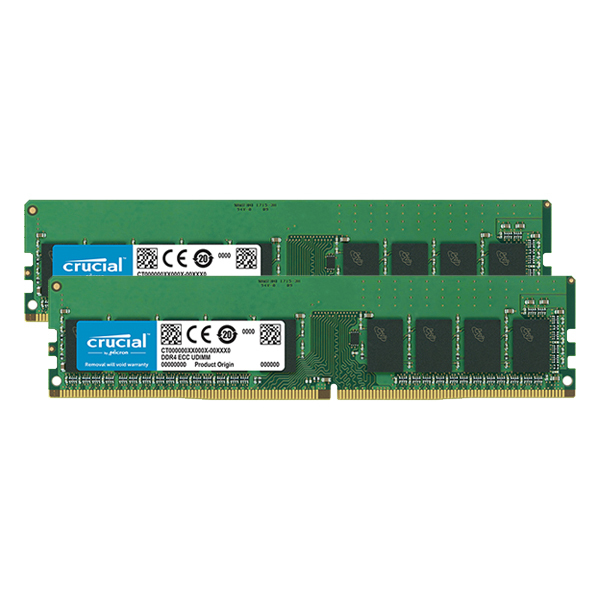 Crucial 64GB Kit (2x32GB) DDR4-3200 CL22 DIMM Arbeitsspeicher von Crucial