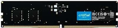 Crucial 8GB DDR5-4800 CL40 DIMM Arbeitsspeicher (CT8G48C40U5) von Crucial