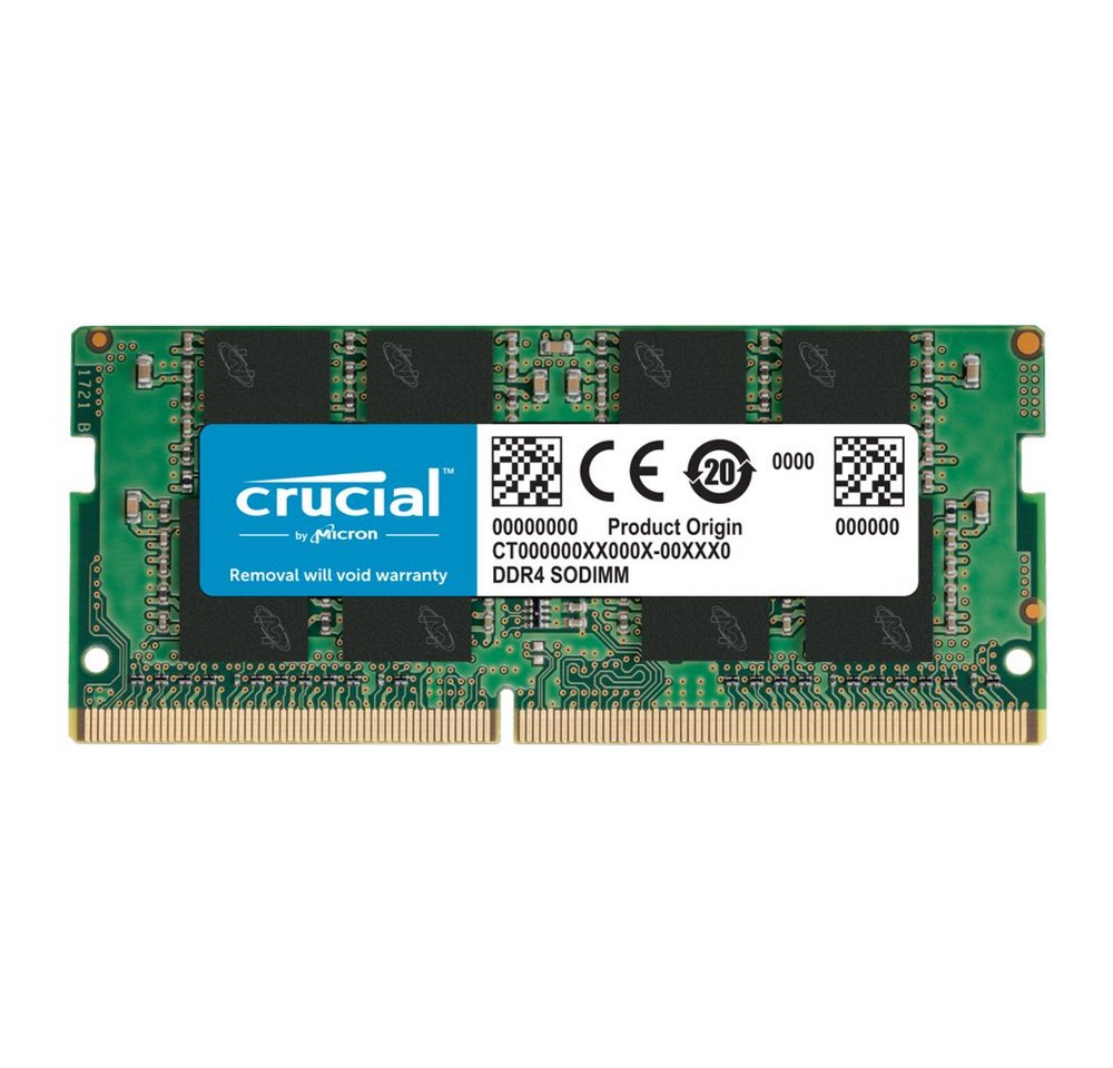Crucial CRUCIAL CT16G4SFRA32A 16GB Laptop-Arbeitsspeicher von Crucial