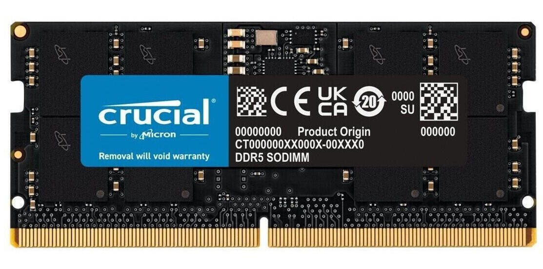 Crucial CT16G48C40S5 Laptop-Arbeitsspeicher Crucial CT16G48C40S5 Laptop-Arbeitsspeicher von Crucial