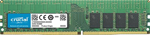 Crucial CT16G4RFD4266 16GB Speicher (DDR4, 2666 MT/s, PC4-21300, Dual Rank x4, ECC, Registrierte, DIMM, 288-Pin) von Crucial