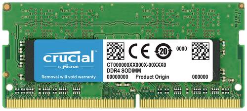 Crucial CT16G4S266M Laptop-Arbeitsspeicher Modul DDR4 16GB 1 x 16GB 2666MHz 260pin SO-DIMM CL19 CT16 von Crucial