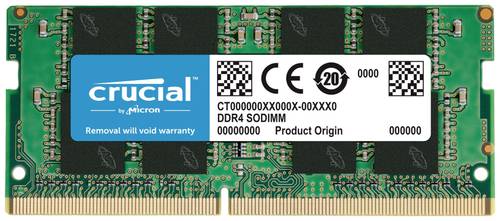 Crucial CT16G4SFRA32A Laptop-Arbeitsspeicher Modul DDR4 16GB 1 x 16GB 3200MHz 260pin SO-DIMM CL22 CT von Crucial
