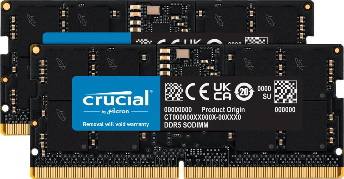 Crucial CT2K16G48C40S5 Speichermodul 32 GB 2 x 16 GB DDR5 4800 MHz (CT2K16G48C40S5) von Crucial