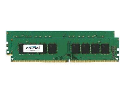 Crucial CT2K16G4DFD824A 32GB DDR4-2400 DIMM 16GBx2Kit PC4-19200 CL17 DR x8 28... von Crucial
