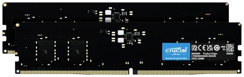 Crucial CT2K8G48C40U5 PC-Arbeitsspeicher Kit DDR5 16GB 2 x 8GB 4800MHz 288pin DIMM CL40 CT2K8G48C40U Crucial CT2K8G48C40U5 PC-Arbeitsspeicher Kit DDR5 16GB 2 x 8GB 4800MHz 288pin DIMM CL40 CT2K8G48C40U von Crucial