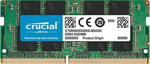 Crucial CT8G4SFS832A 8GB Speicher (DDR4, 3200 MT/s, PC4-25600, CL22, Single Rank x8, SODIMM, 260-Pin) von Crucial