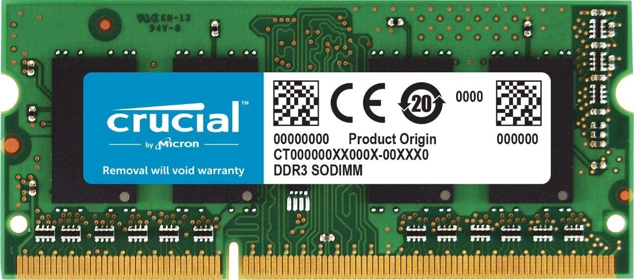 Crucial Crucial 4GB DDR4 PC 2666 Crucial CT4G4SFS8266 SODIMM Arbeitsspeicher Laptop-Arbeitsspeicher von Crucial