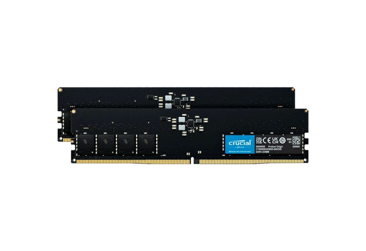 Crucial Crucial DIMM 64 GB DDR5-5600 (2x 32 GB) Dual-Kit, Arbeitsspeicher von Crucial