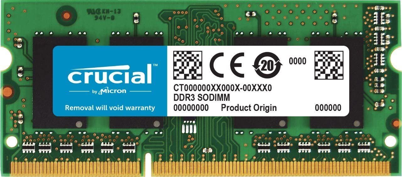 Crucial Crucial RAM CT102464BF160B 8GB DDR3 1600 MHz CL11 Laptop-Speicher Arbeitsspeicher von Crucial