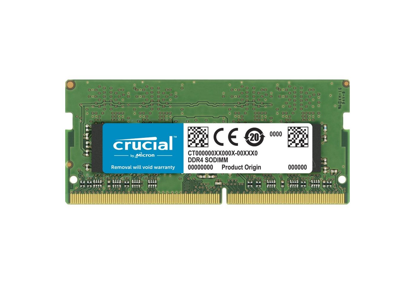 Crucial Crucial SO-DIMM 16 GB DDR4-3200, Arbeitsspeicher Arbeitsspeicher Crucial Crucial SO-DIMM 16 GB DDR4-3200, Arbeitsspeicher Arbeitsspeicher von Crucial