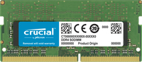 Crucial - DDR4 - 64 GB: 2 x 32 GB - SO DIMM 260-PIN - 3200 MHz / PC4-25600 - CL22 - 1.2 V - ungepuffert - non-ECC (CT2K32G4SFD832A) von Crucial