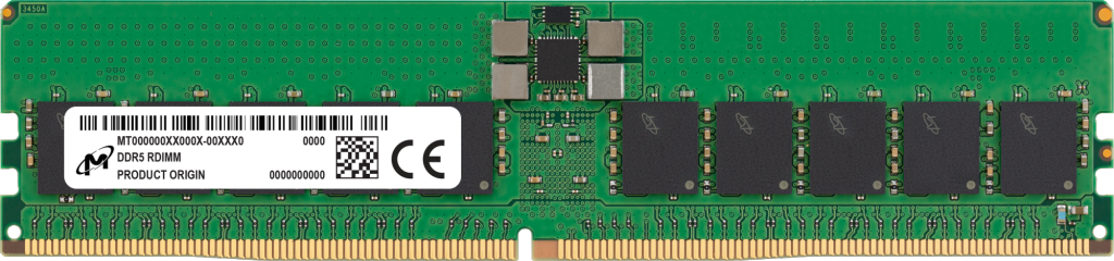 Crucial Micron DDR5 RDIMM 32GB 2Rx8 4800 (MTC20F2085S1RC48BR) von Crucial
