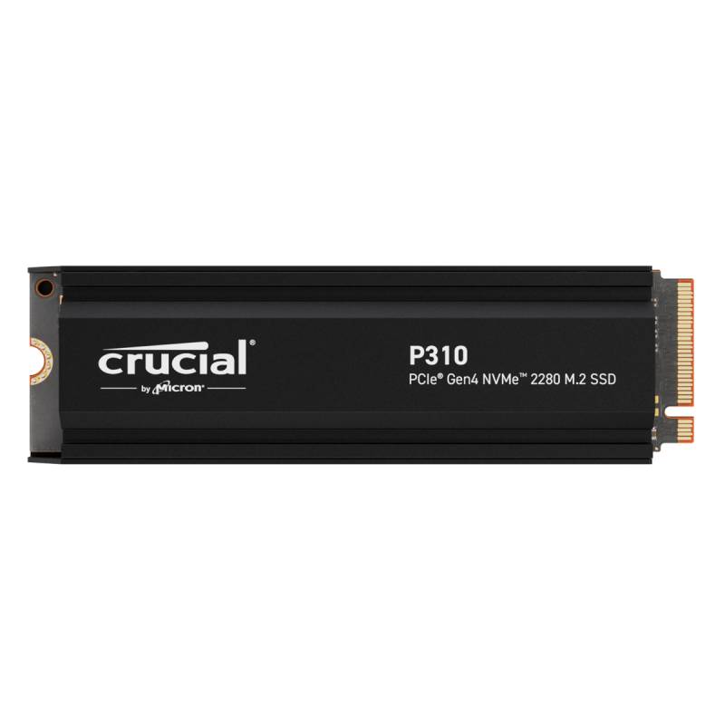 Crucial P310 Heatsink SSD 4TB M.2 2280 PCIe Gen4 NVMe Internes Solid-State-Module mit Kühlkörper von Crucial