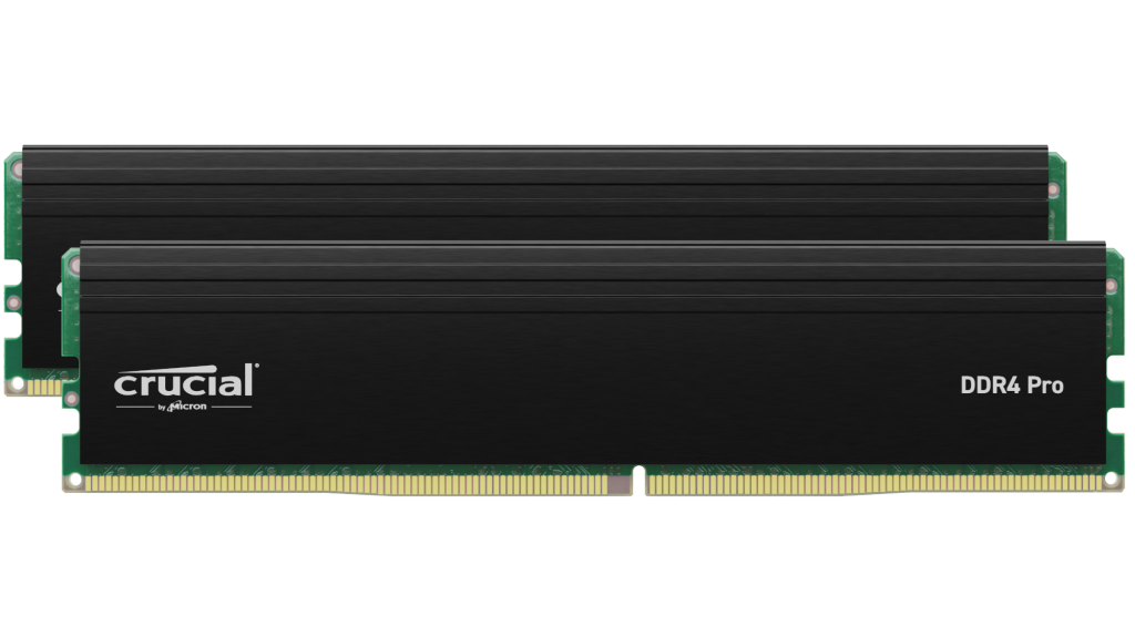 Crucial - DDR4 - Kit - 64 GB: 2 x 32 GB - DIMM 288-PIN - 1600 MHz / PC4-25600 - CL22 - 1.2 V - ungepuffert (CP2K32G4DFRA32A) von Crucial