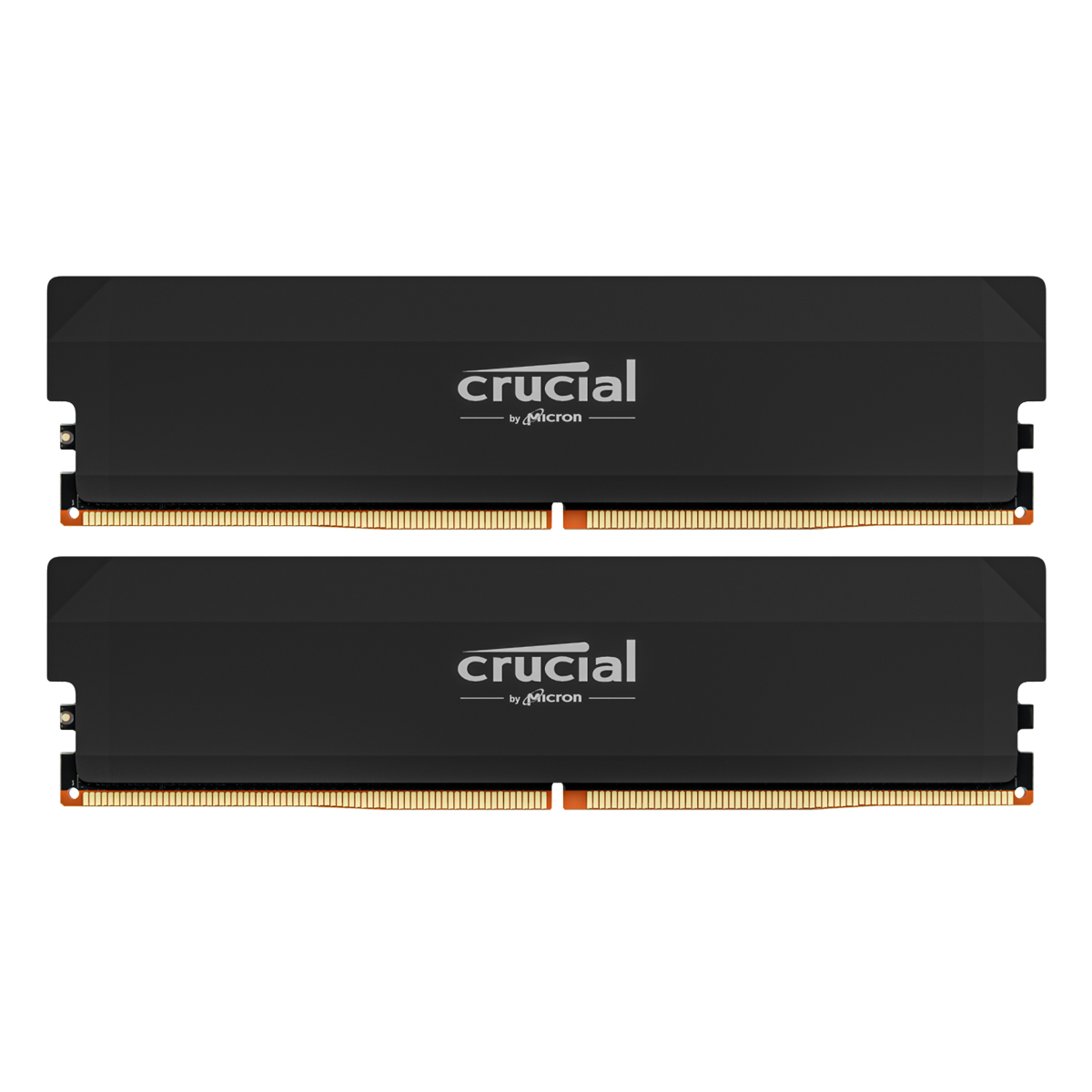 Crucial Pro OC Schwarz 64GB Kit (2x32GB) DDR5-6000 CL40 UDIMM Gaming-Arbeitsspeicher - Unterstützt Intel XMP 3.0 und AMD EXPO von Crucial