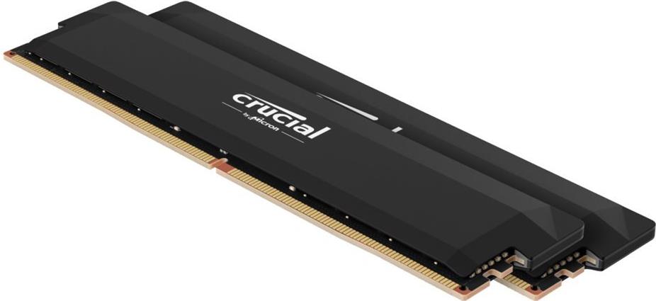 Crucial Pro - Overclocking Edition - DDR5 - Kit - 32 GB: 2 x 16 GB - DIMM 288-PIN - 6400 MHz / PC5-51200 - CL38 - 1.35 V - ungepuffert - non-ECC - Schwarz (CP2K16G64C38U5B) von Crucial