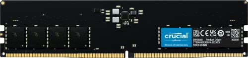 Crucial RAM 16GB DDR5 4800MHz CL40 Desktop-Speicher CT16G48C40U5 von Crucial