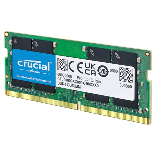 Crucial RAM 8GB DDR4 3200MHz CL22 (oder 2933MHz oder 2666MHz) Laptop Arbeitsspeicher CT8G4SFRA32A von Crucial