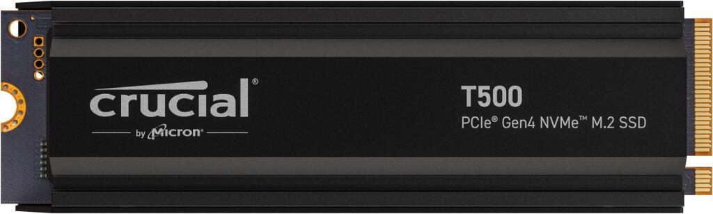 Crucial T500 M.2 SSD - 4 TB mit Kühlkörper Crucial T500 M.2 SSD - 4 TB mit Kühlkörper von Crucial